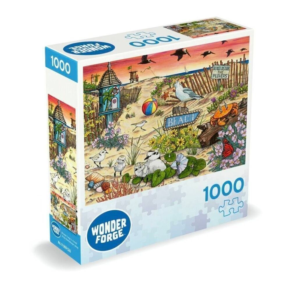 Wonder Forge Don't Disturb the Plovers 1000 pc Jigsaw Puzzle
